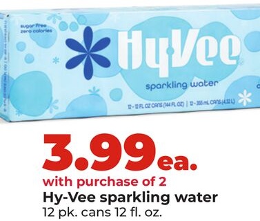 Hy-Vee sparkling water