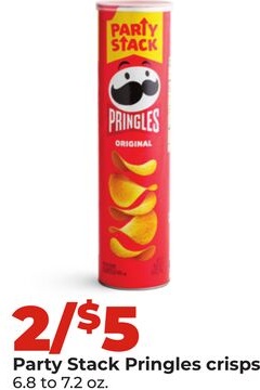 Party Stack Pringles crisps