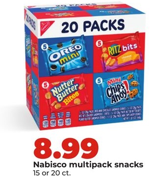 Nabisco multipack snacks