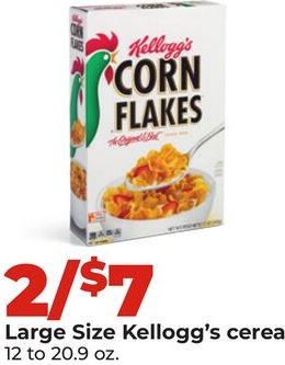 Large Size Kellogg's cereal