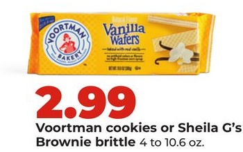 Voortman cookies or Sheila G's Brownie brittle