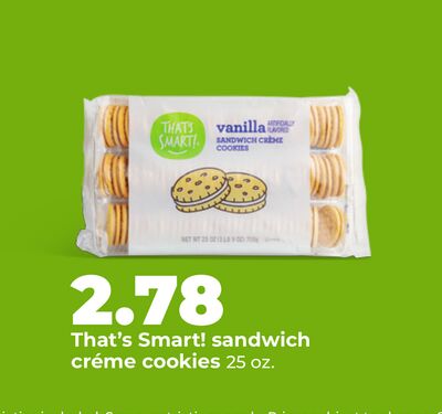 That's Smart! sandwich crème cookies