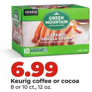 Keurig coffee or cocoa