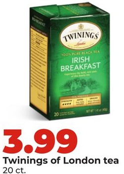 Twinings of London tea