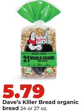 Dave's Killer Bread organic bread