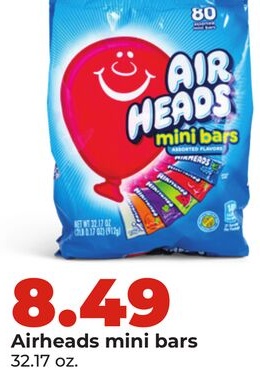 Airheads mini bars