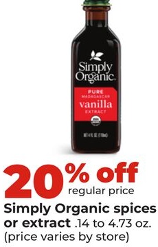 Simply Organic spices or extract