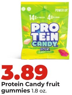Protein Candy fruit gummies