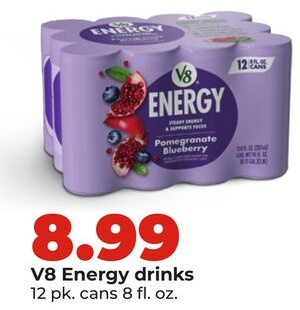V8 Energy drinks