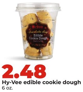 Hy-Vee edible cookie dough