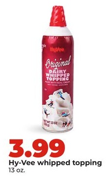 Hy-Vee whipped topping
