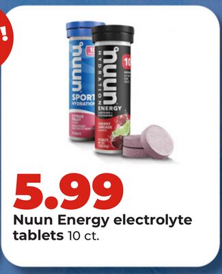 Nuun Energy electrolyte tablets