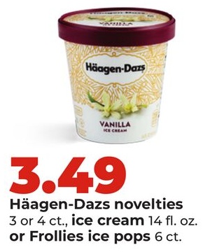 Häagen-Dazs novelties
