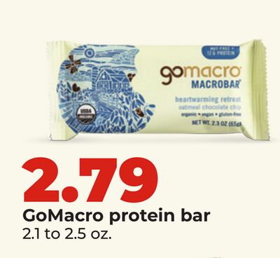 GoMacro protein bar
