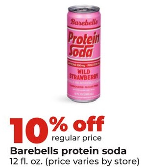 Barebells protein soda