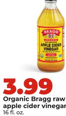 Organic Bragg raw apple cider vinegar
