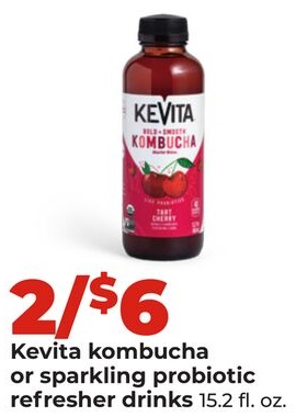 Kevita kombucha or sparkling probiotic refresher drinks