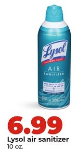 Lysol air sanitizer