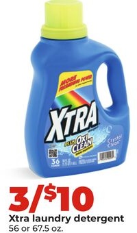 Xtra laundry detergent
