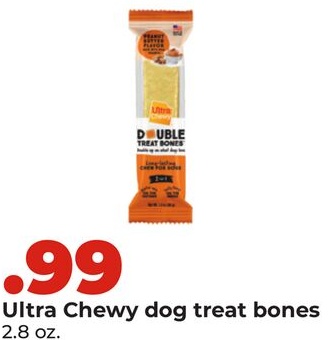 Ultra Chewy dog treat bones