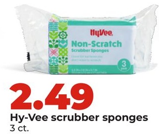 Hy-Vee scrubber sponges