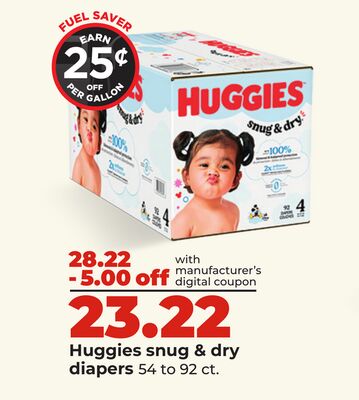 Huggies snug & dry diapers