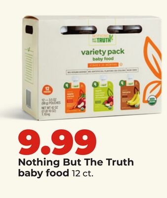 Nothing But The Truth baby food