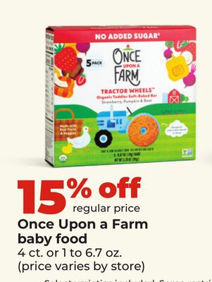 Once Upon a Farm baby food