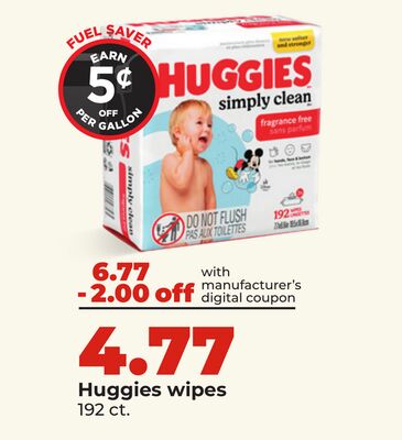 Huggies wipes