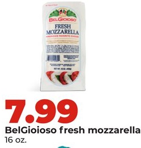 BelGioioso fresh mozzarella