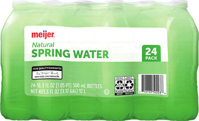 Meijer Spring or Purified Water