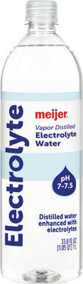 Meijer Electrolyte or Alkaline Water 1 liter bottle or Gatorade Water*