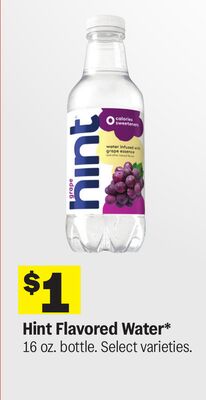 Hint Flavored Water*