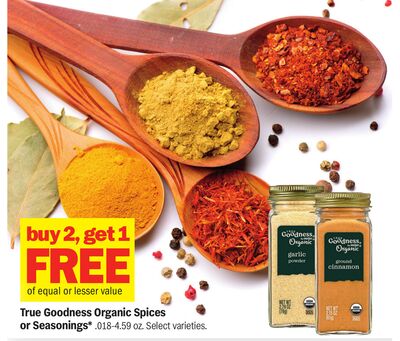 True Goodness Organic Spices or Seasonings*
