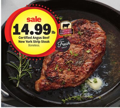 Certified Angus Beef New York Strip Steak