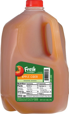 Fresh from Meijer Apple Cider*