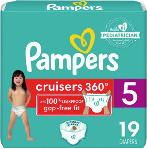 Pampers Cruisers 360 Jumbo Pack Diapers*