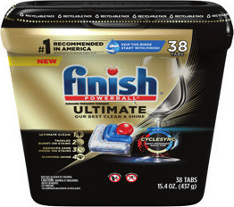 Finish Dishwasher Pacs Ultimate Quantum 38 ct., Quantum 48 ct. or Power 62 ct. or Jet Dry Rinse Aid* 32 oz.