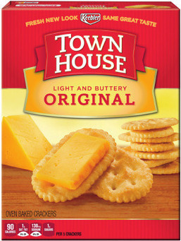 Town House Crackers 9-13.8 oz. or Club Crackers 11-13.7 oz.