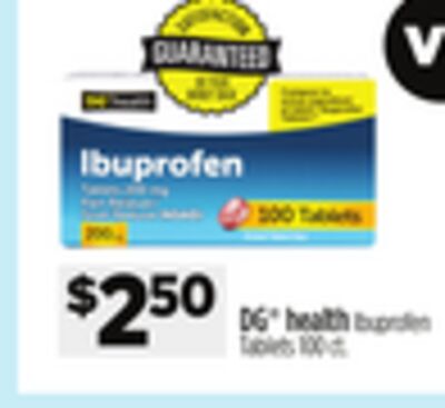 DG® health Ibuprofen Tablets