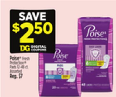 Poise® Fresh Protection® Pads