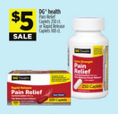 DG® health Pain Relief Caplets