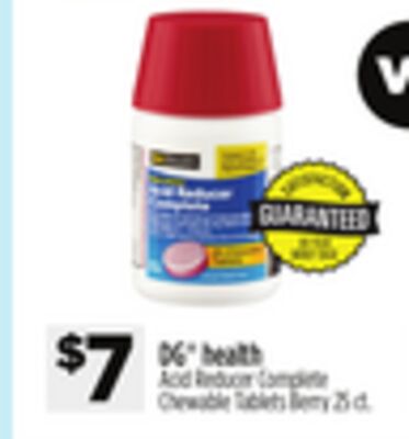 DG® health Acid Reducer Complete Chewable Tablets Berry