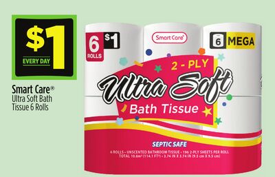 Smart Care® Ultra Soft Bath Tissue