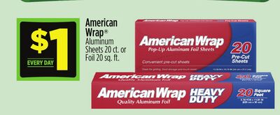 American Wrap® Aluminum Sheets