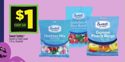 Sweet Smiles® Gummi or Hard Candy