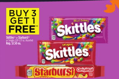 Skittles® or Starburst® or Singles