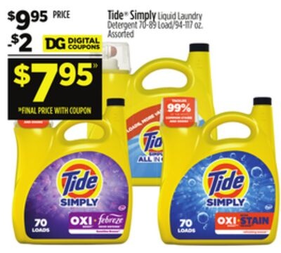 Tide® Simply Liquid Laundry Detergent