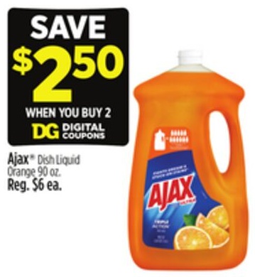 Ajax® Dish Liquid Orange