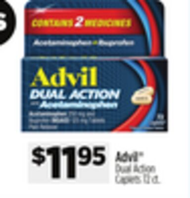 Advil® Dual Action Caplets